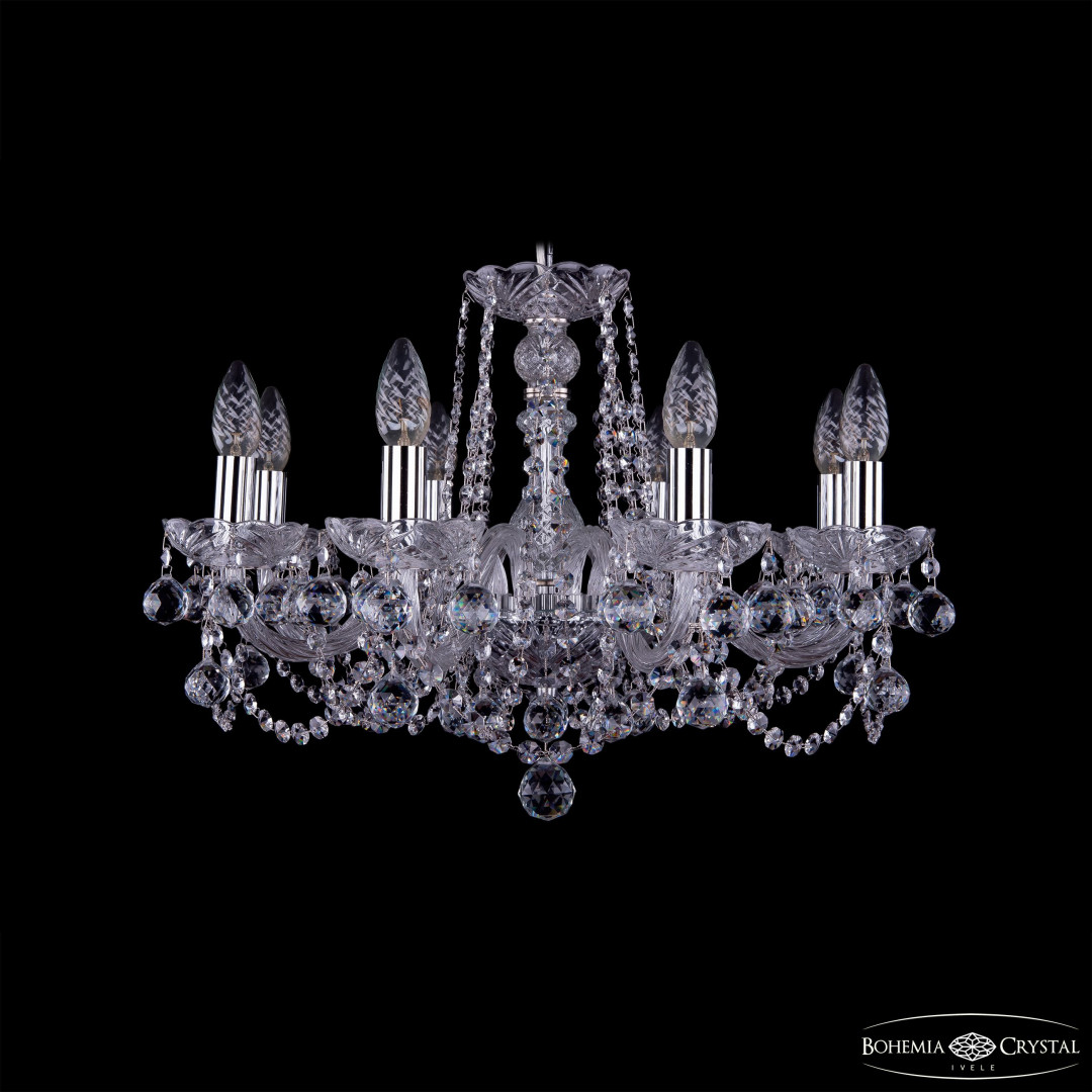 Люстра хрустальная 1402/8/195 Ni Balls