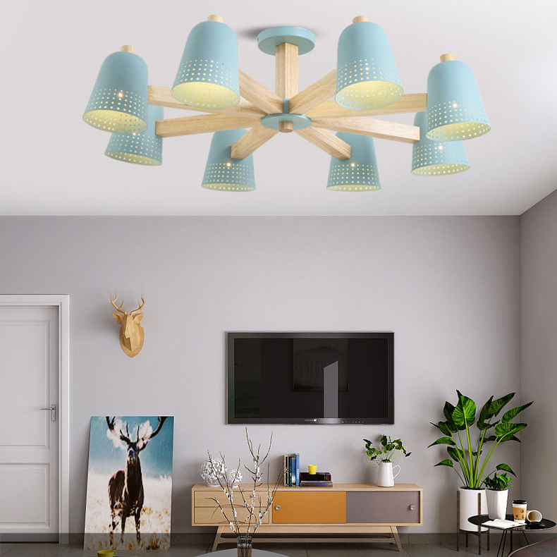 Люстра на штанге TRACERY 8 lamps by ImperiumLoft