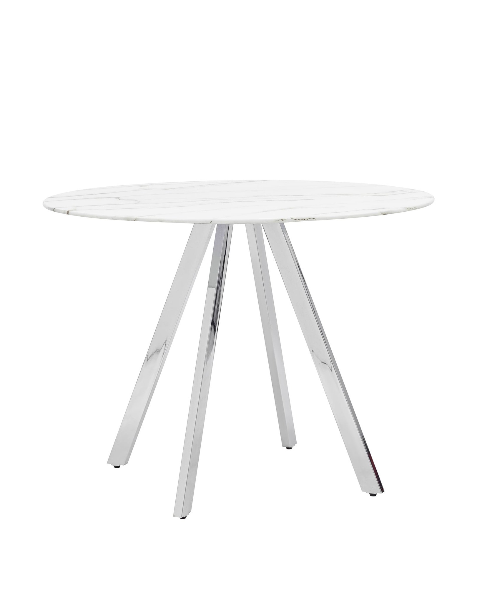 Стол обеденный Хьюстон D100 белый стеклянный Stool Group