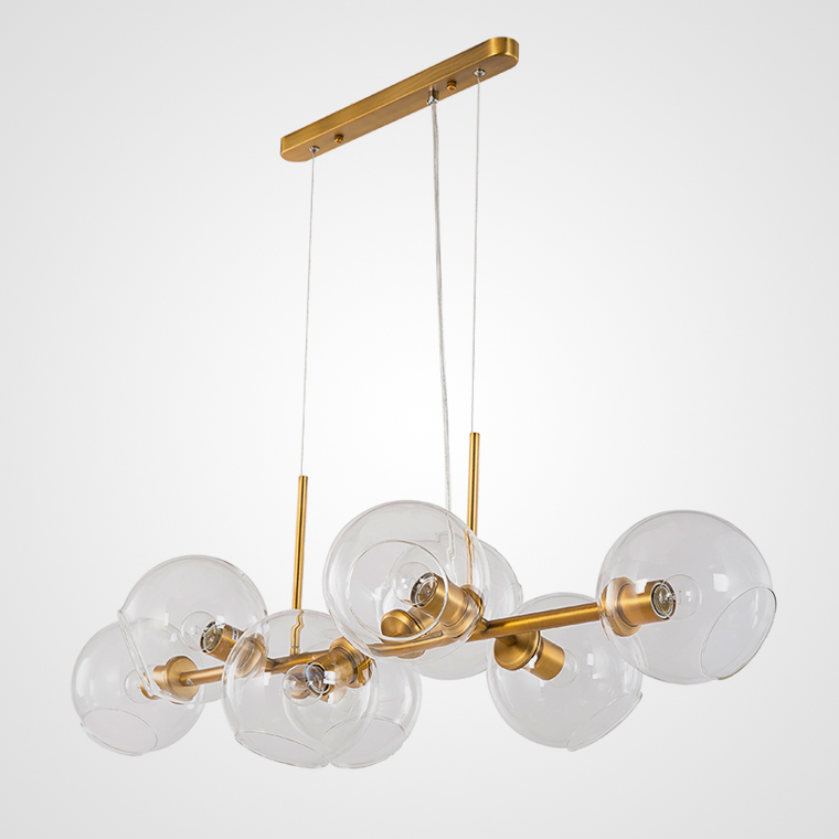 Подвесной реечный светильник DISA Transparent by ImperiumLoft