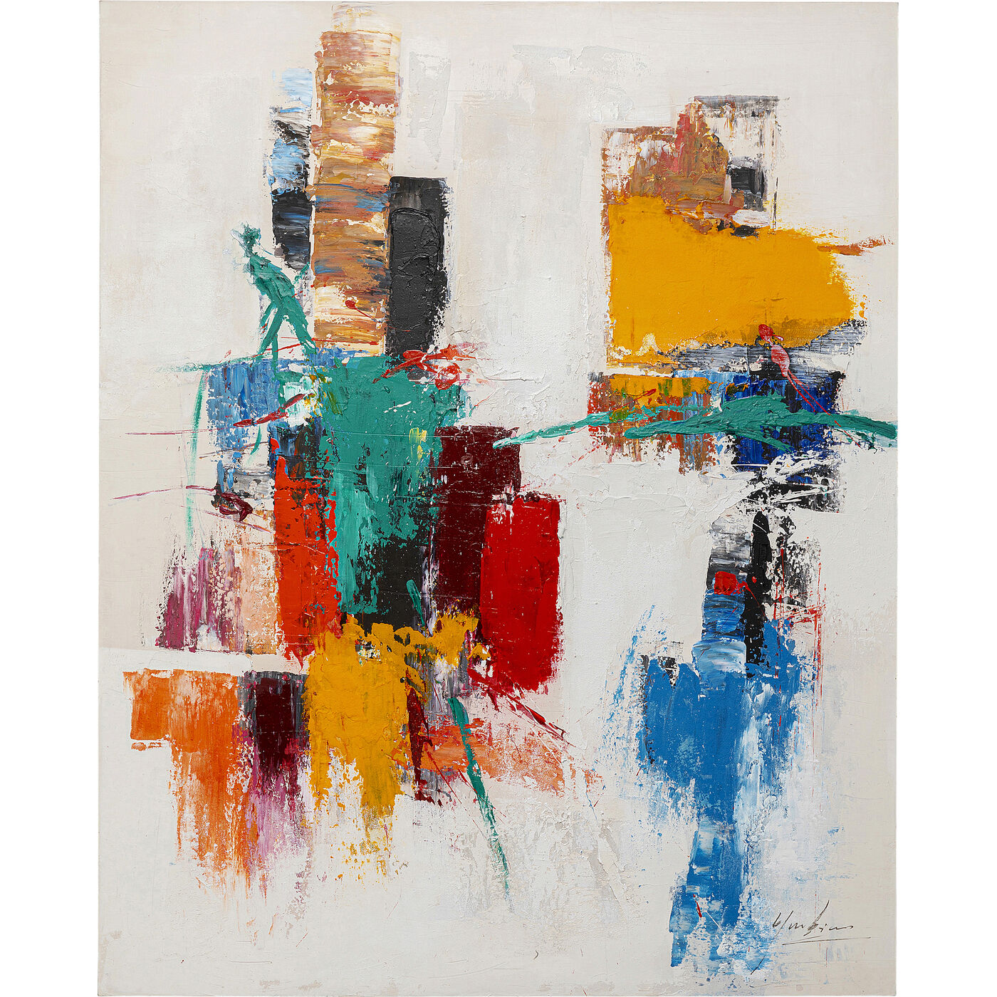 Картина на холсте Be Happy 150x120 см KARE 56156