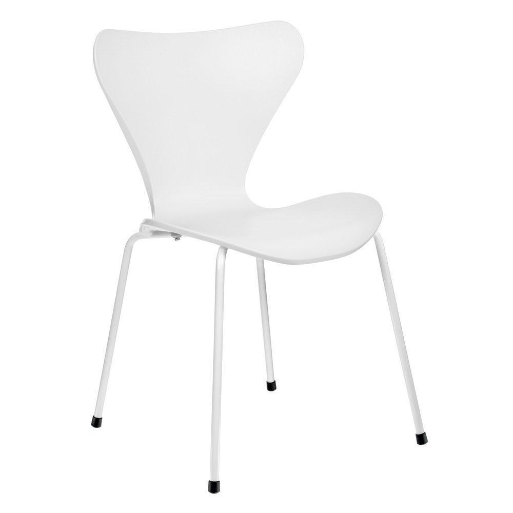Стул Seven белый с белыми ножками Bradex Home FR 0819