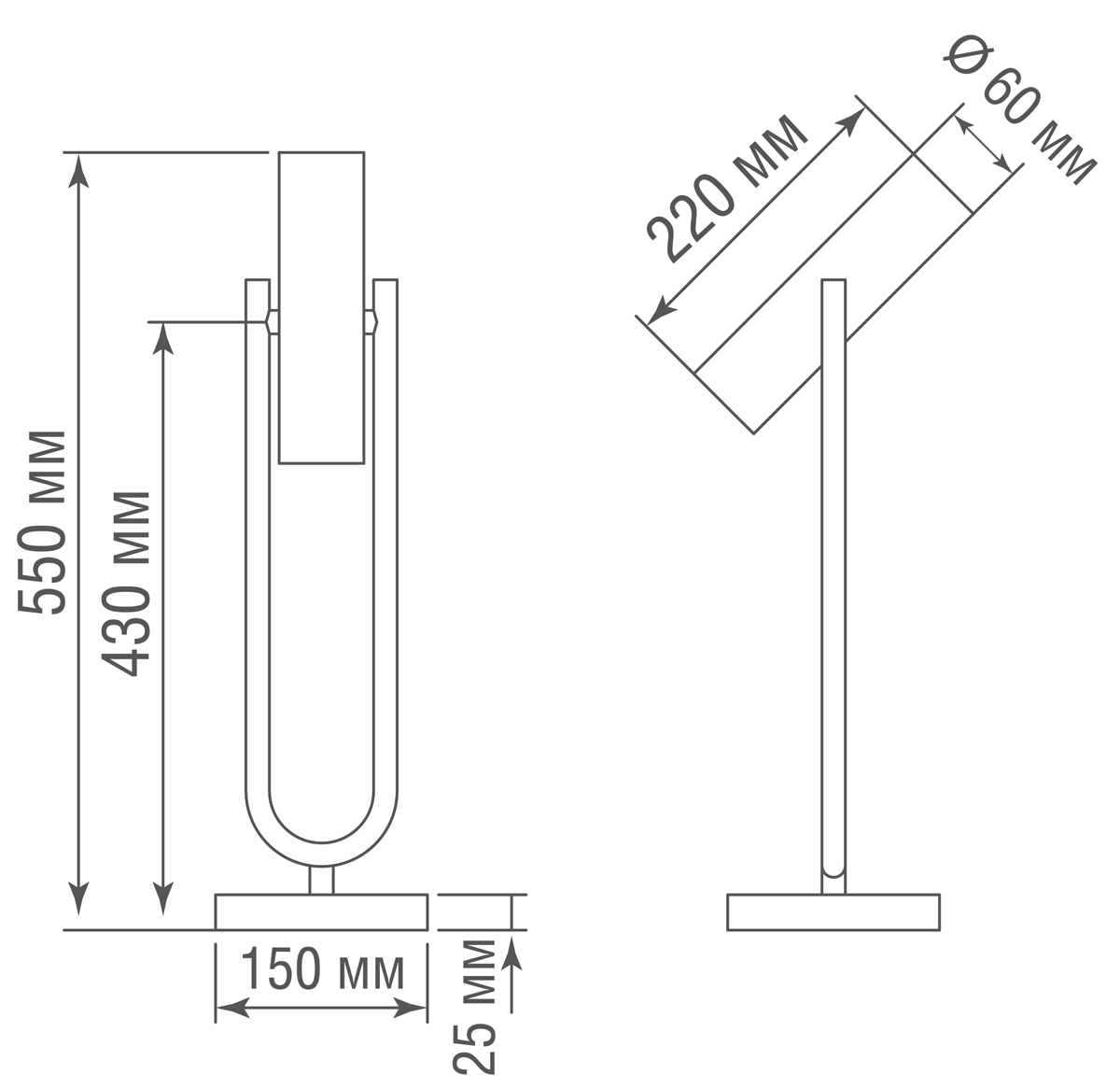 Настольная лампа Donolux T111022/1black