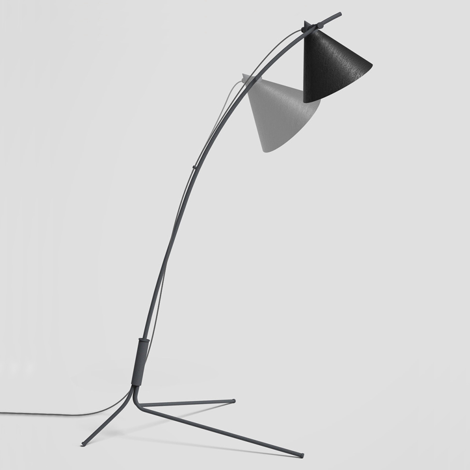 Торшер CONE 3 Brown by ImperiumLoft