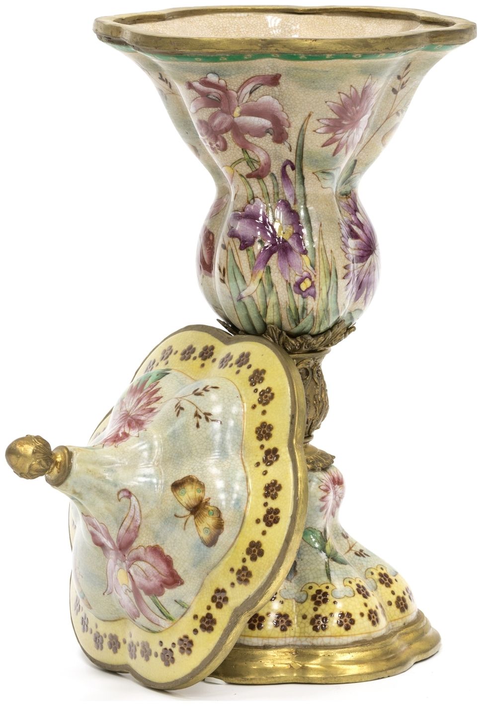 Ваза с крышкой Glasar J910HC/HX1238