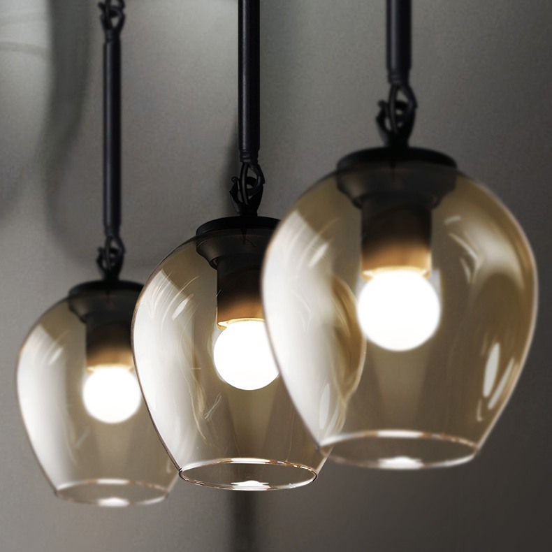 Подвесной светильник ADEL-ONE L2 Cognac Black by ImperiumLoft