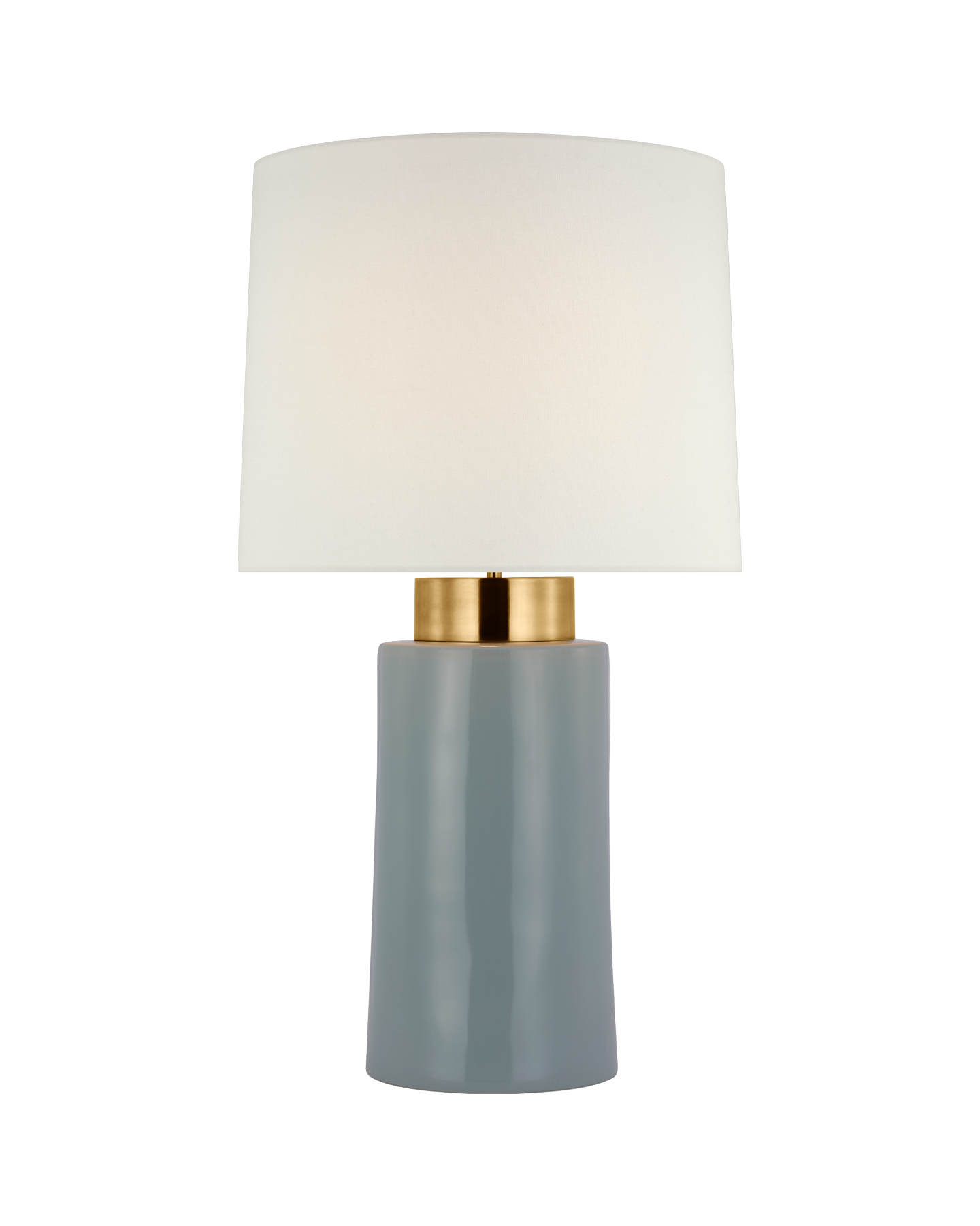 Серо-голубая настольная лампа Бьют Louvre Home LTL995005MGI