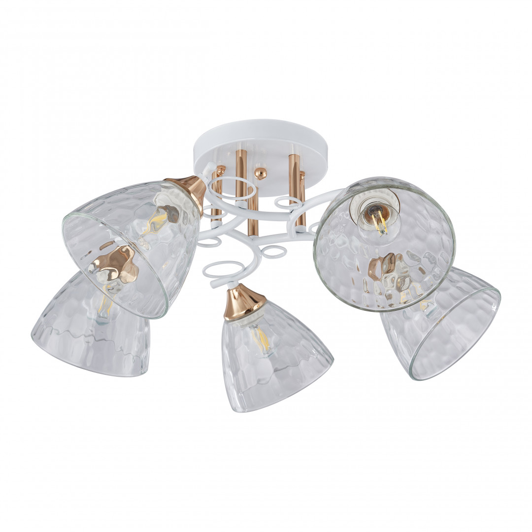 Люстра с плафонами 321395/5A WH+FG Arte Milano