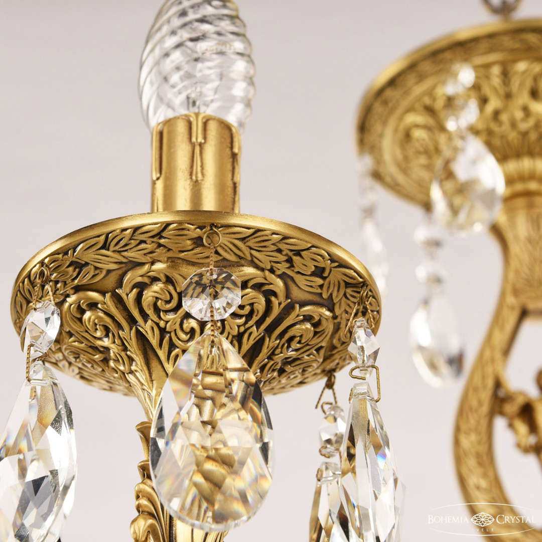 Люстра бронзовая с хрусталём 71401/6/210 B FP FA5S