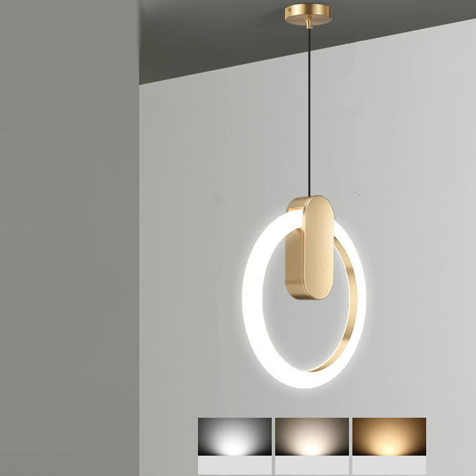 Подвесной светильник GINA D30 Brass Трехцветный свет by ImperiumLoft