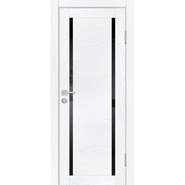 Межкомнатная дверь Graf PSM-9 черный лакобель Дуб скай белый (2000 х 800)