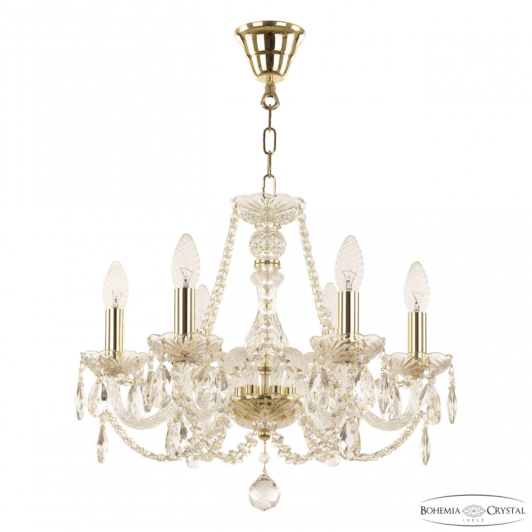 Люстра хрустальная 101/6/165 G Bohemia Ivele Crystal