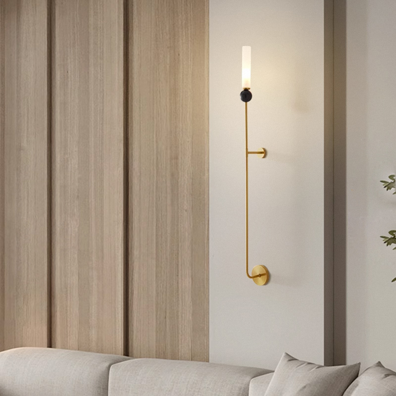 Настенный светильник CYLINDER WALL H115 Brass by ImperiumLoft