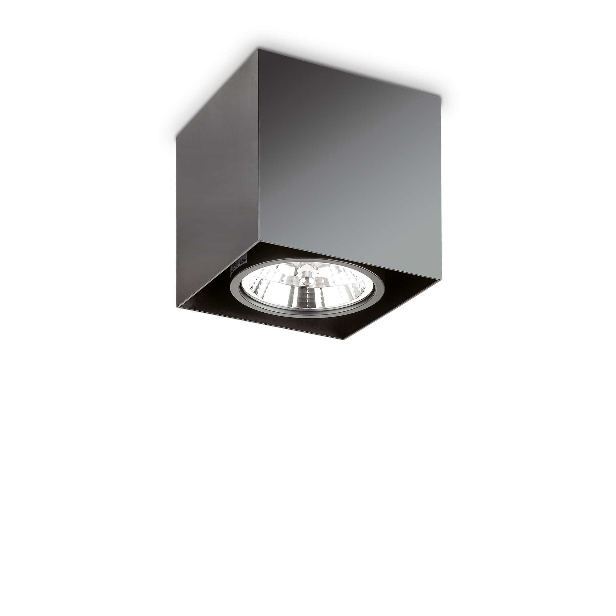 Потолочный светильник Ideal Lux MOOD PL1 D15 SQUARE NERO 243931