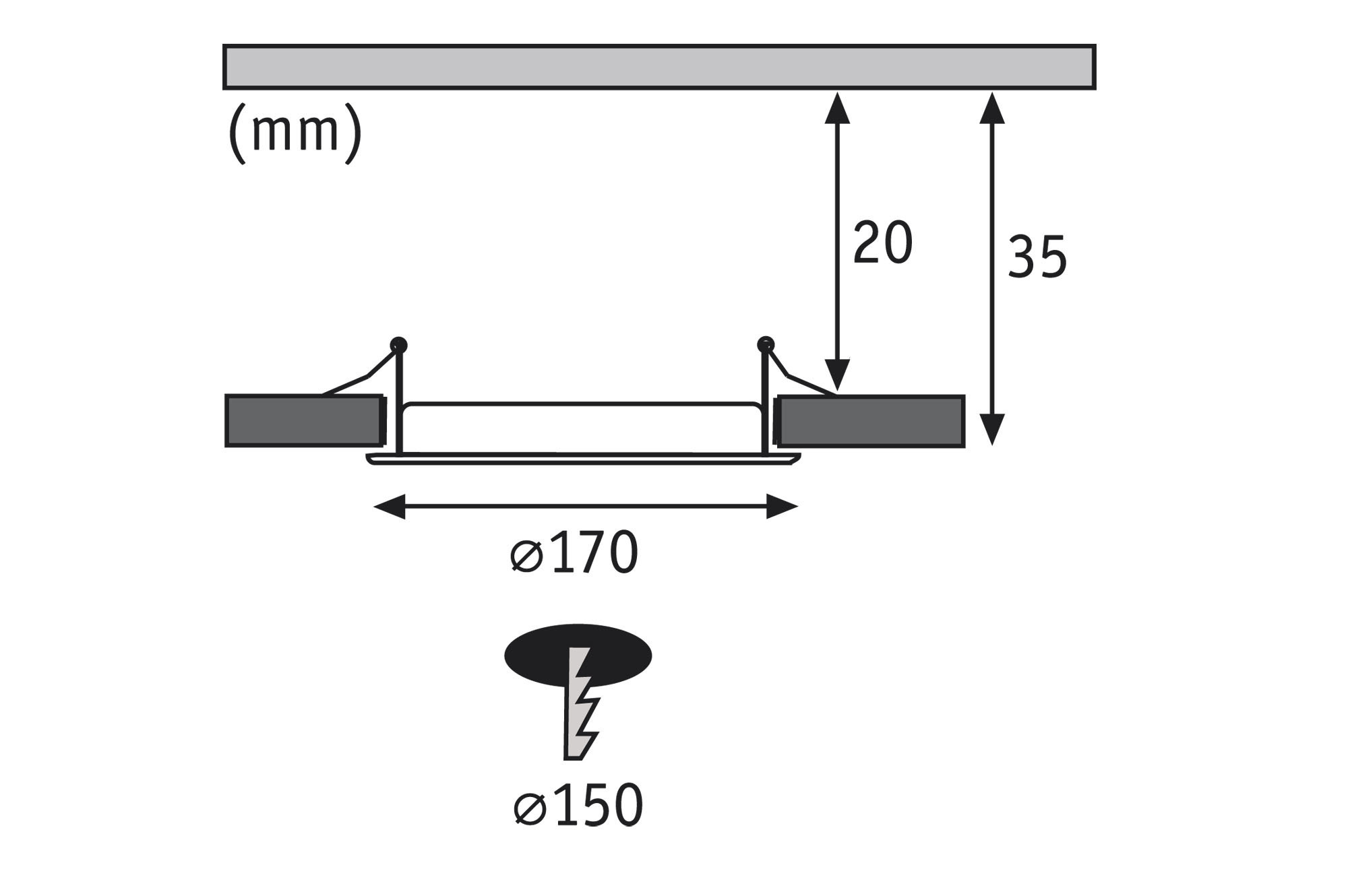Встраиваемый светильник Paulmann 92074
