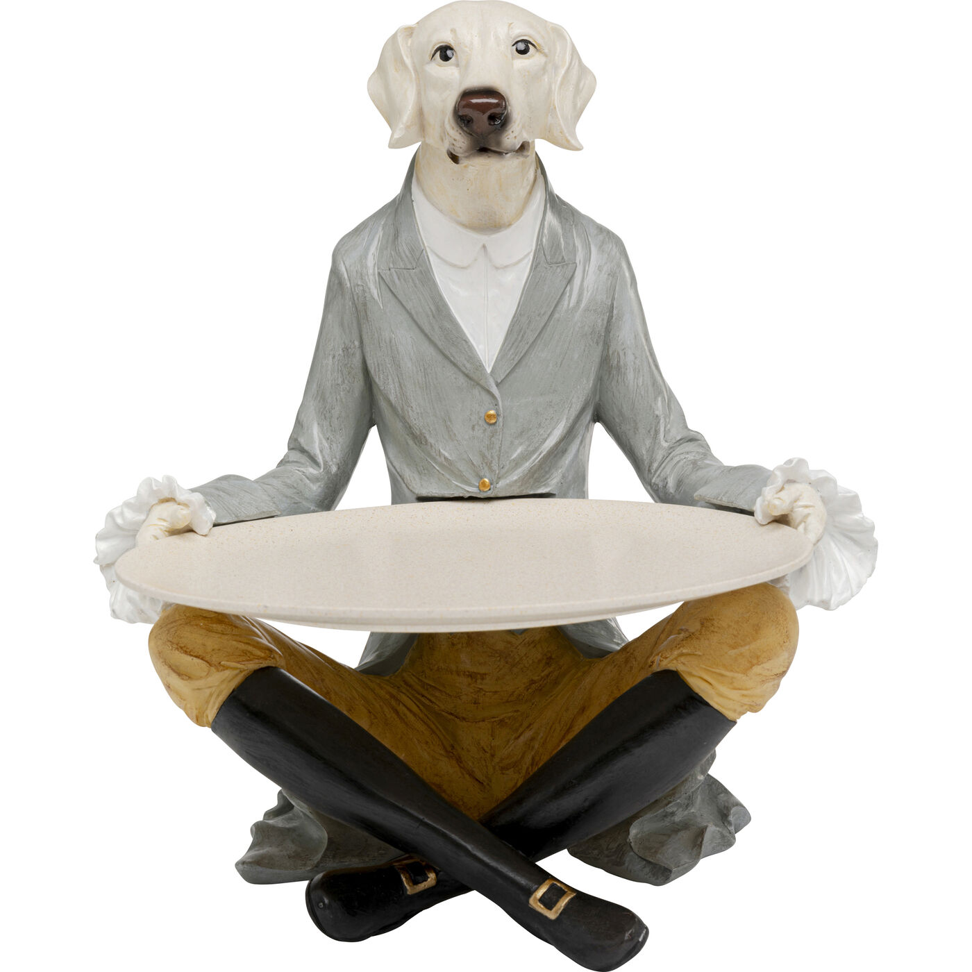 Фигура декоративная Gentleman Dog Tray 29cm KARE 56916
