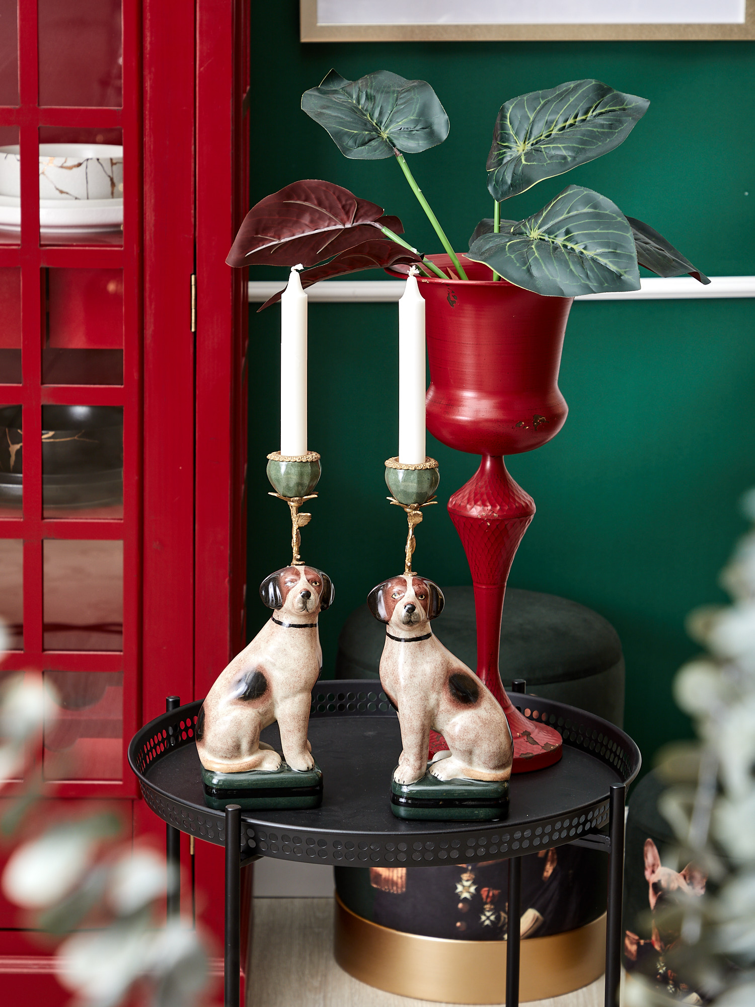 Подсвечник Собачка Glasar F504BC/HFU1069