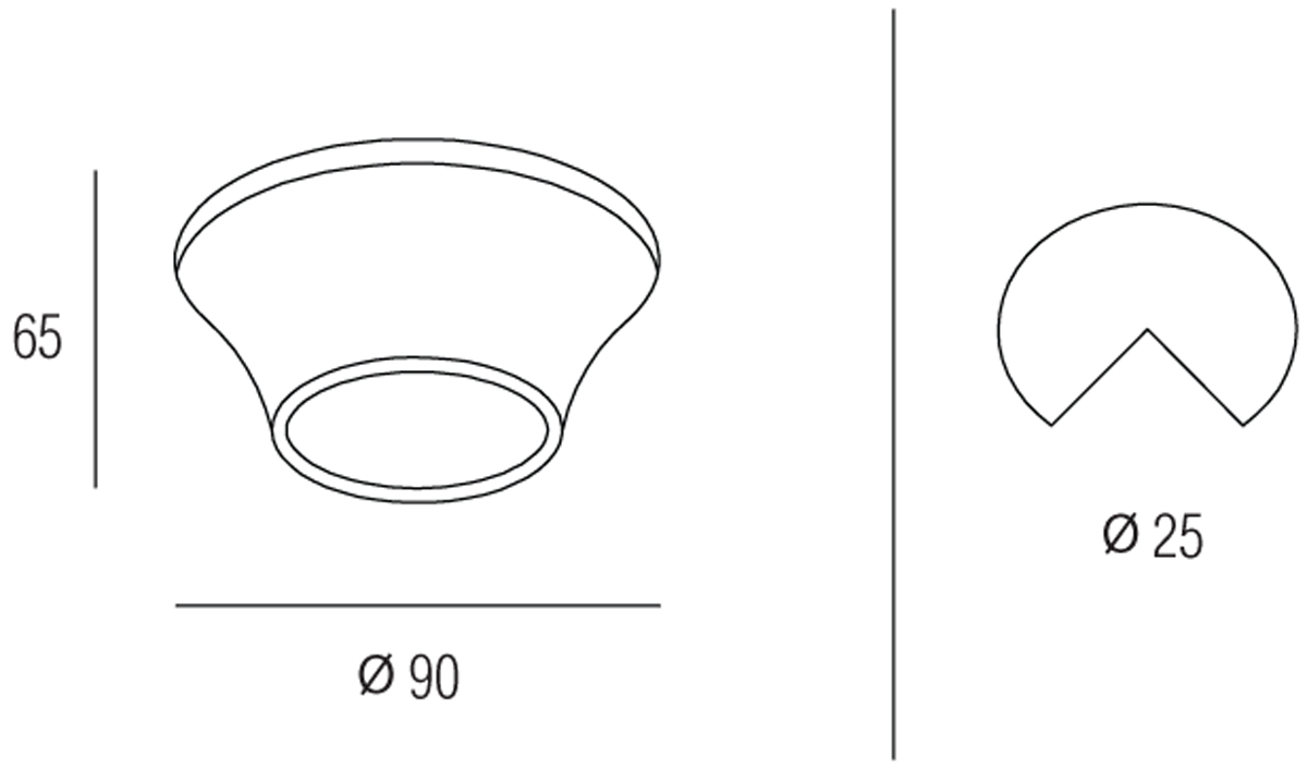 Накладной светильник Donolux N1596-Gold