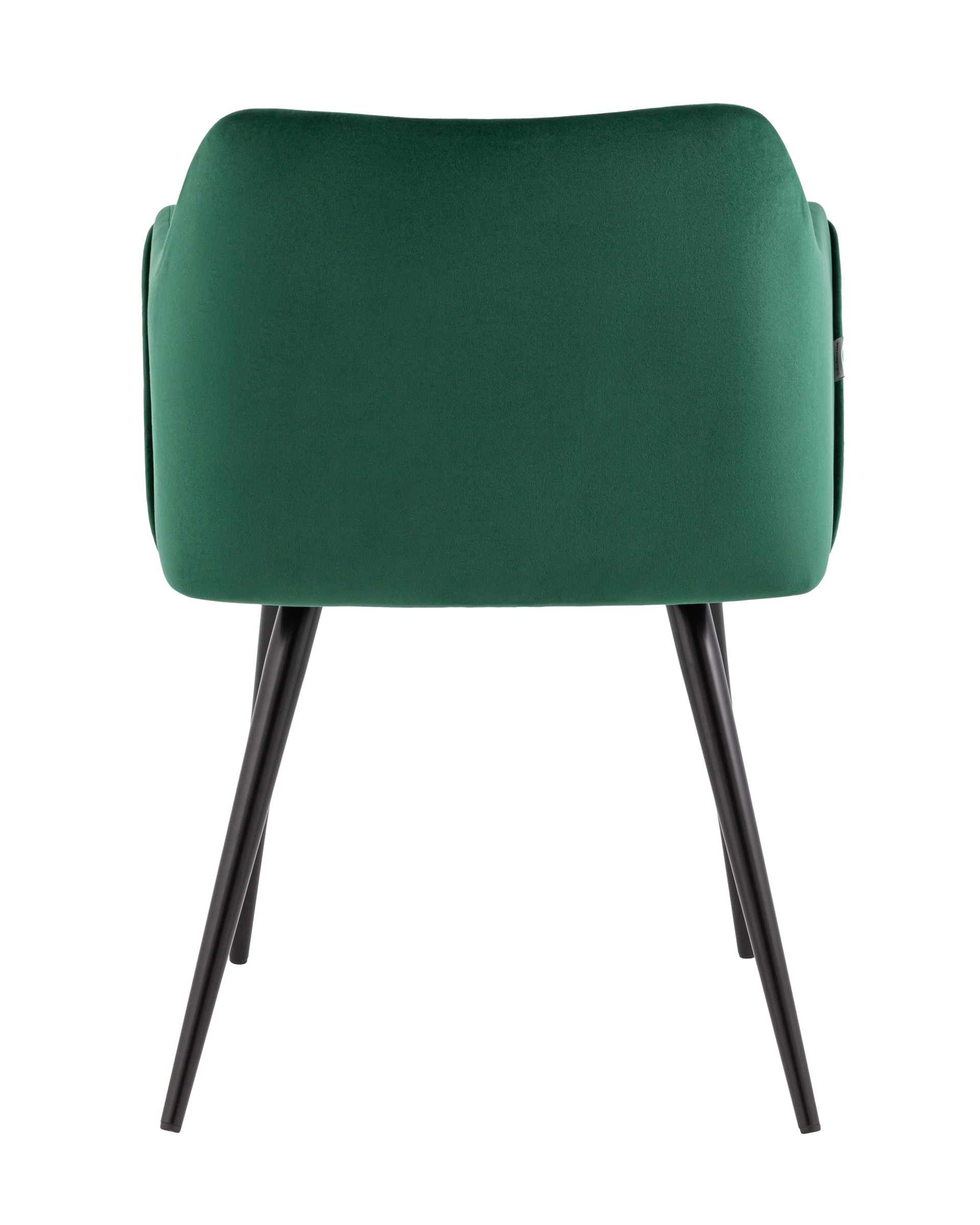 Стул с подлокотниками Джоэл велюр зелёный Stool Group