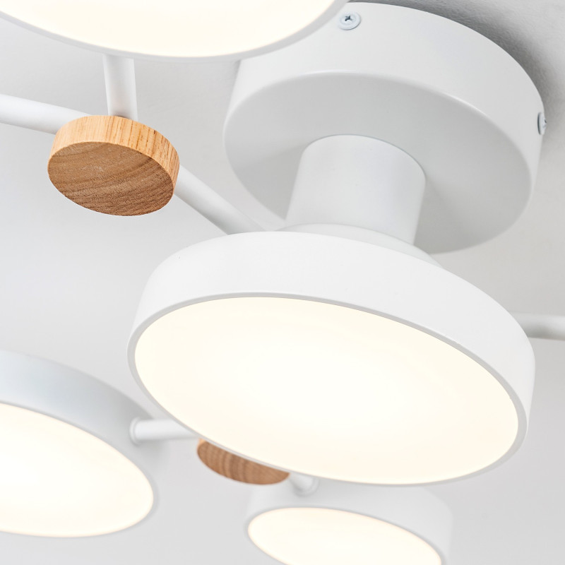 Люстра на штанге LED4U L3201-700 WT