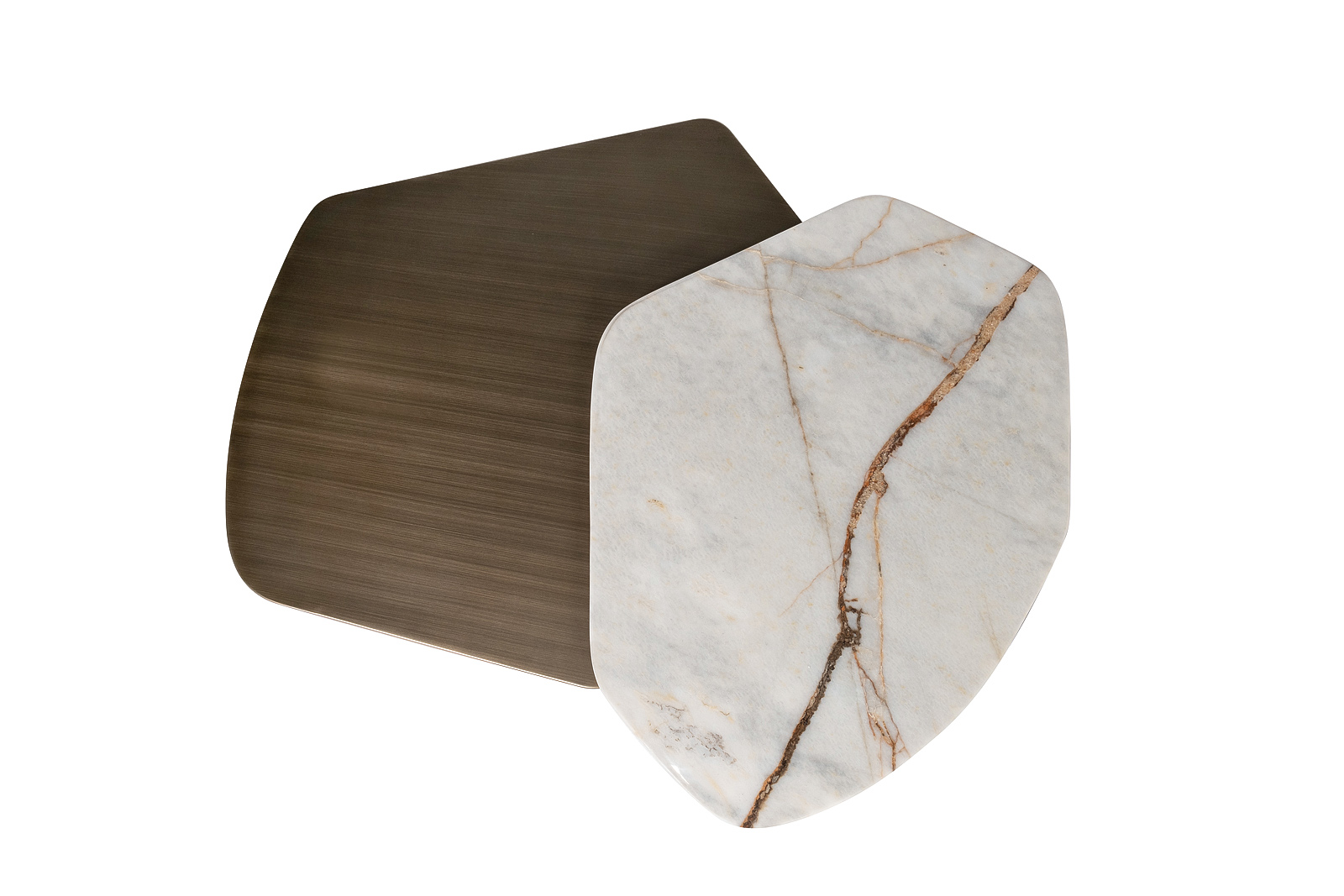 Стол журнальный Island с мрамором Garda Decor 58DB-18311