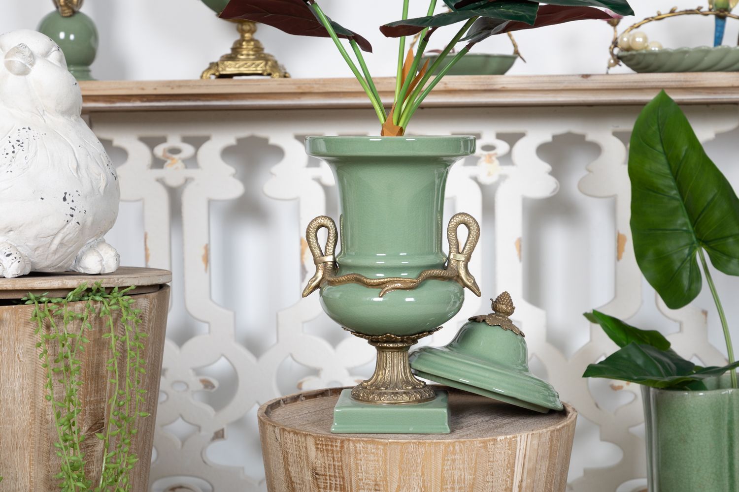 Ваза с крышкой Glasar 31G2118/J646C/U19