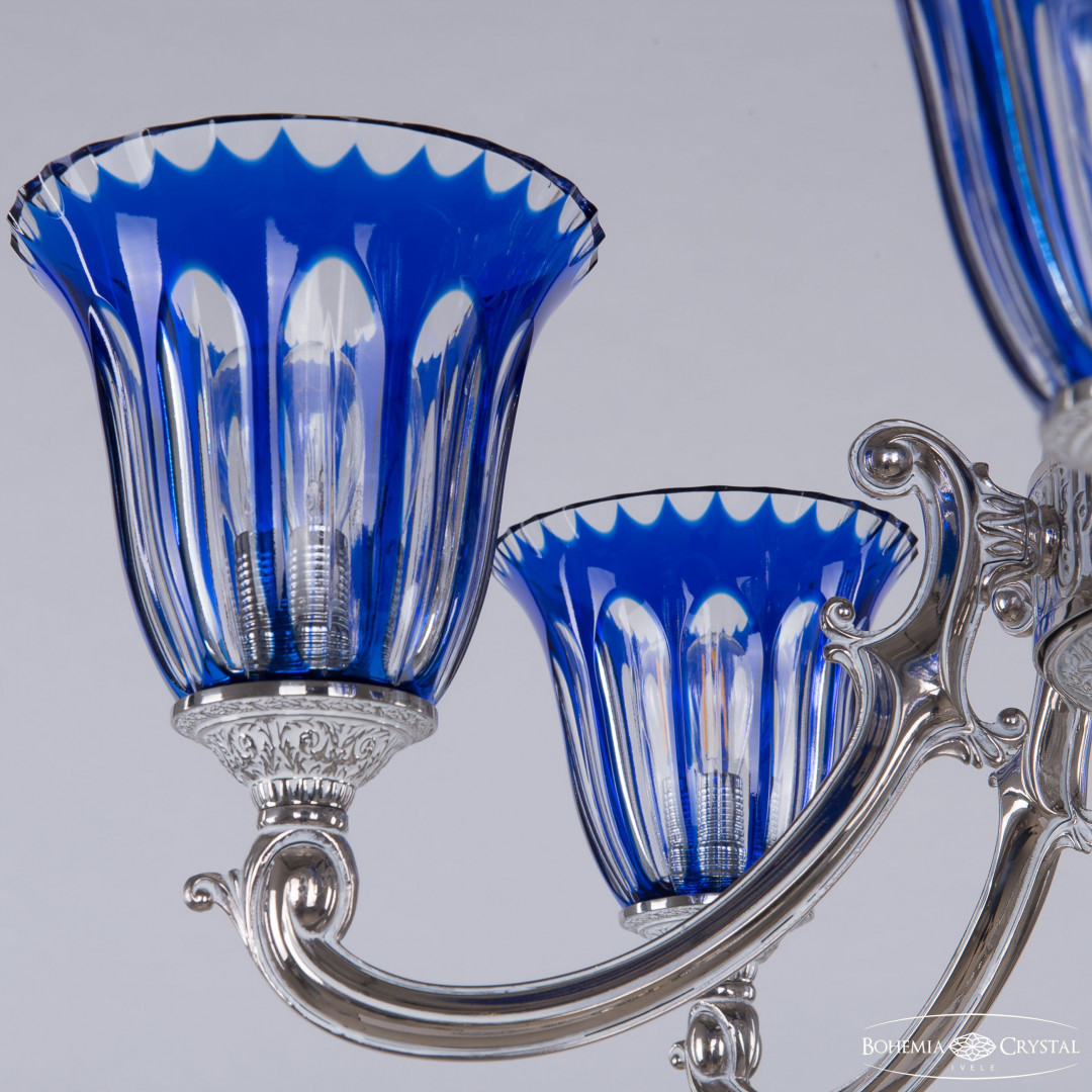 Торшер бронзовый 72009TP/6/175 NW P2 U Clear-Blue/H-1H FL3S