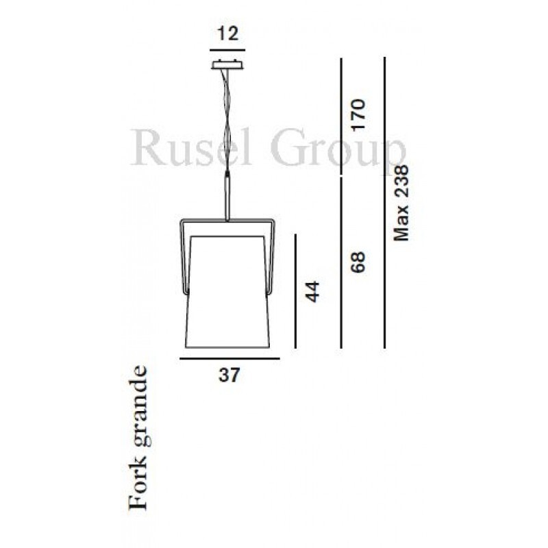 Подвесной светильник Foscarini Diesel Fork grande sospensione