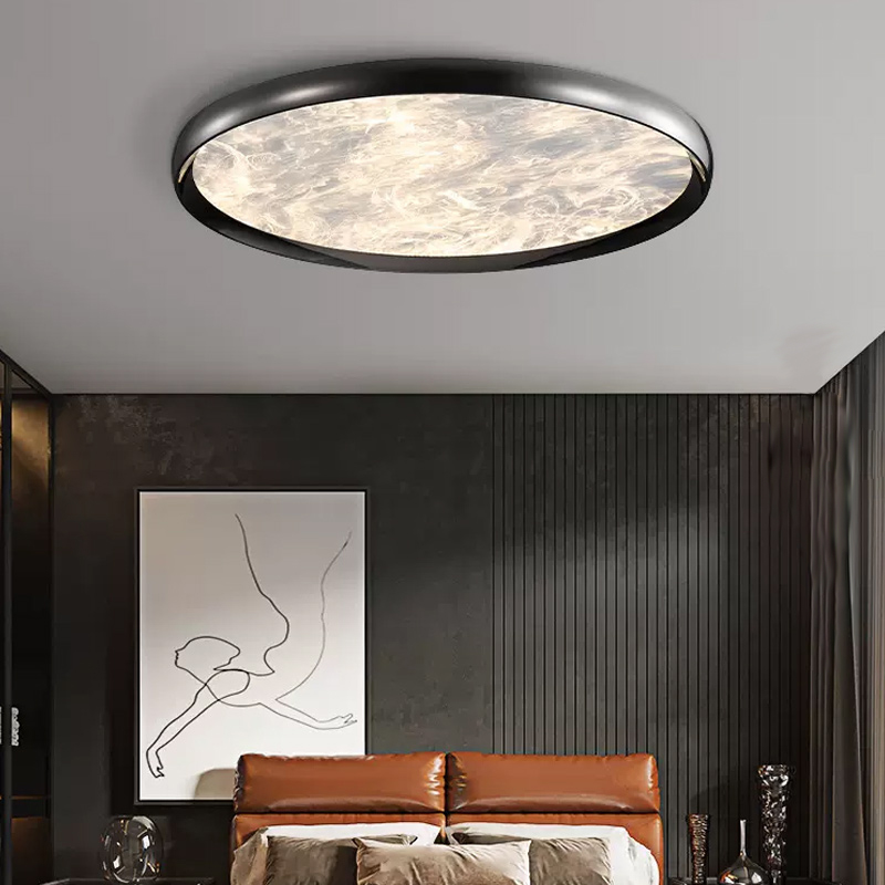 Потолочный светильник TORD L Чёрный Глянцевый by ImperiumLoft