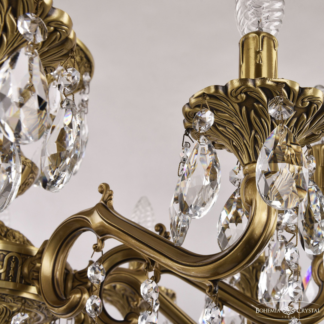 Люстра бронзовая с хрусталём 72202/10/210 A FP