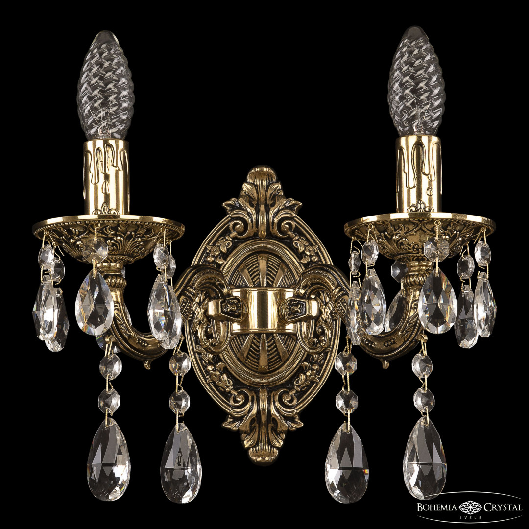 Бра бронзовые 7025B1/2/125 A GB Bohemia Ivele Crystal