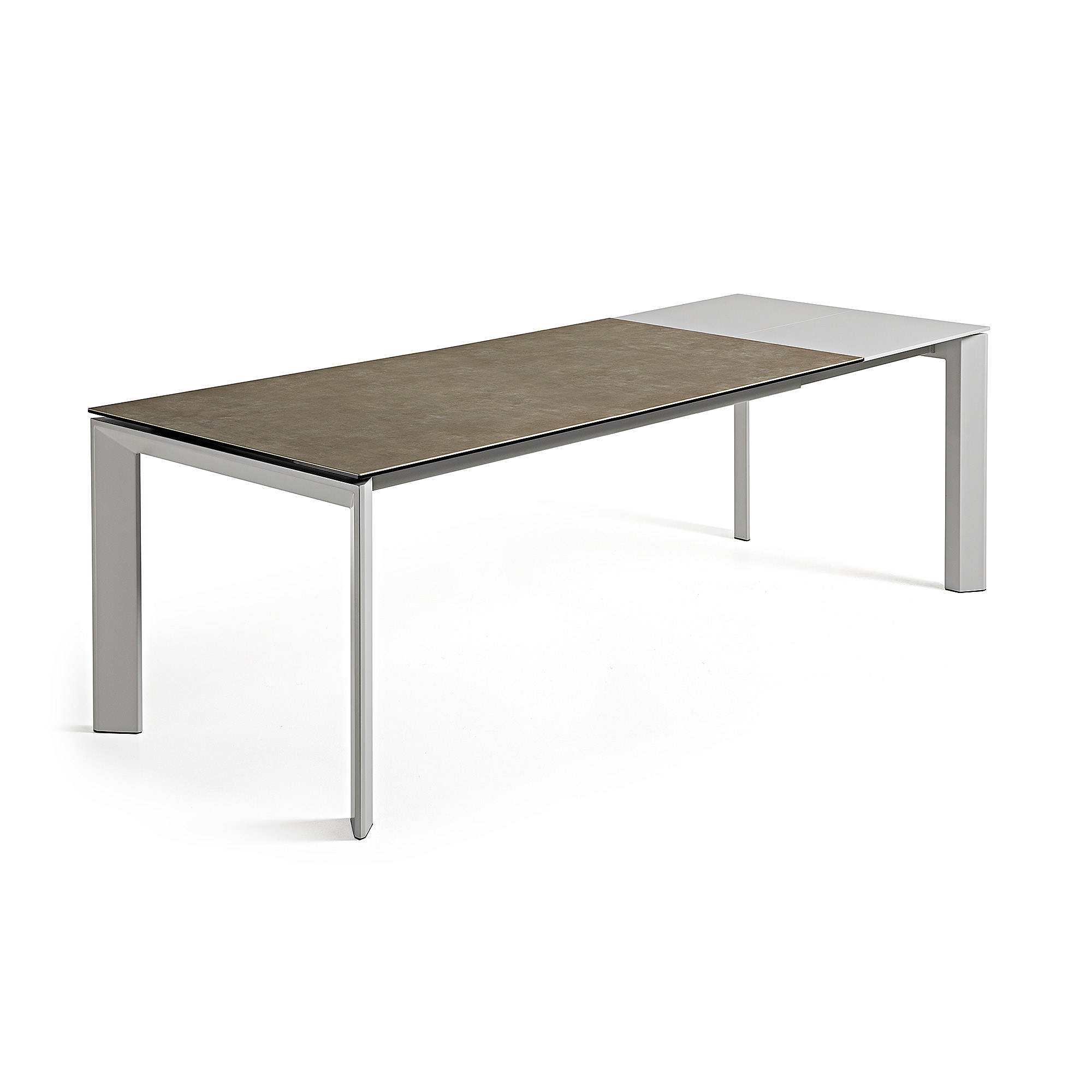 Стол Atta 160 (220) x90 керамика серый La Forma (ex Julia Grup)