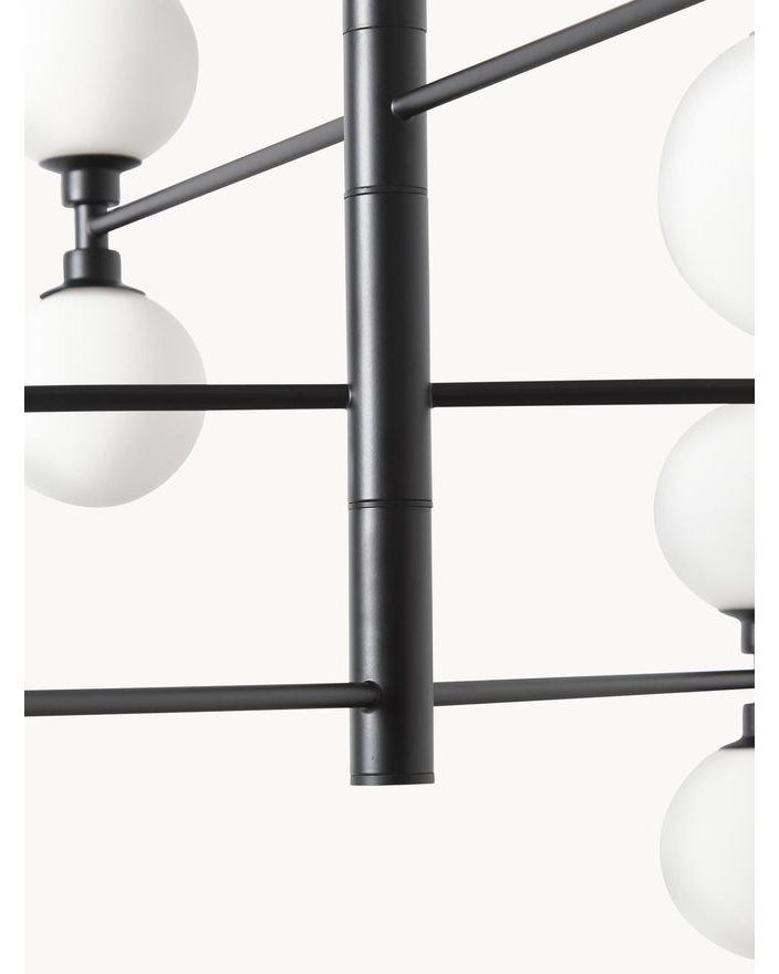 Чёрная люстра Гровер Louvre Home LCH030825SWL