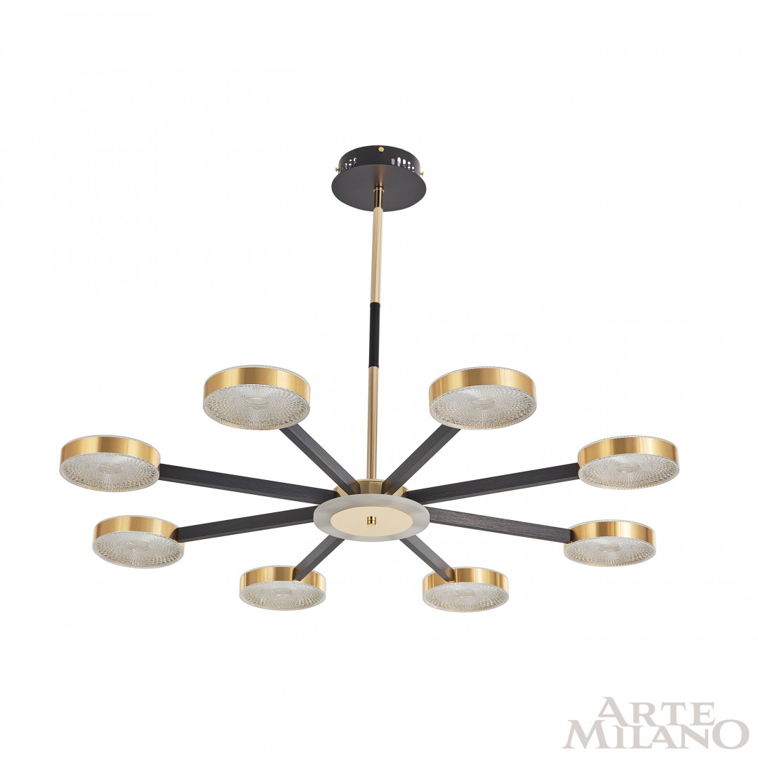 Люстра светодиодная 272079/8 BK/GD Arte Milano