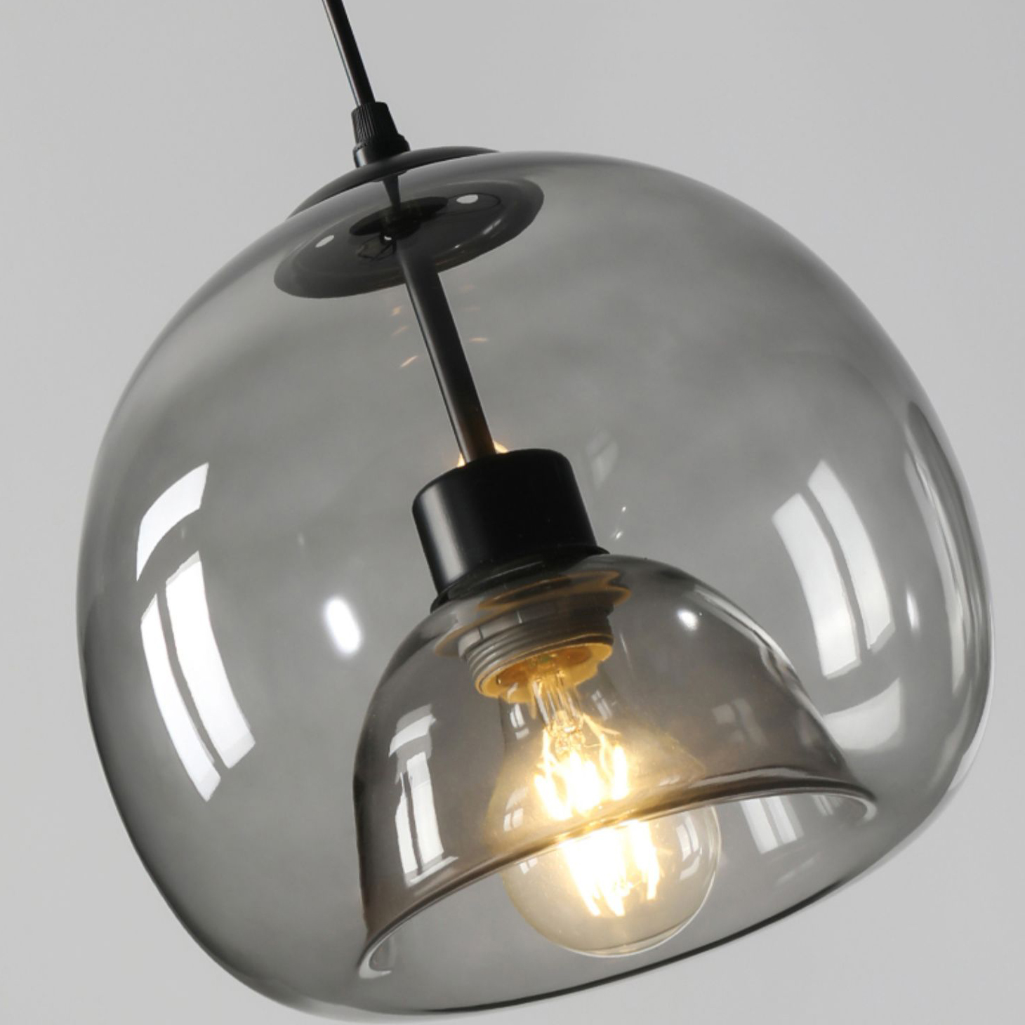 Подвесной светильник FOCUS TRIO D30 Transparent by ImperiumLoft