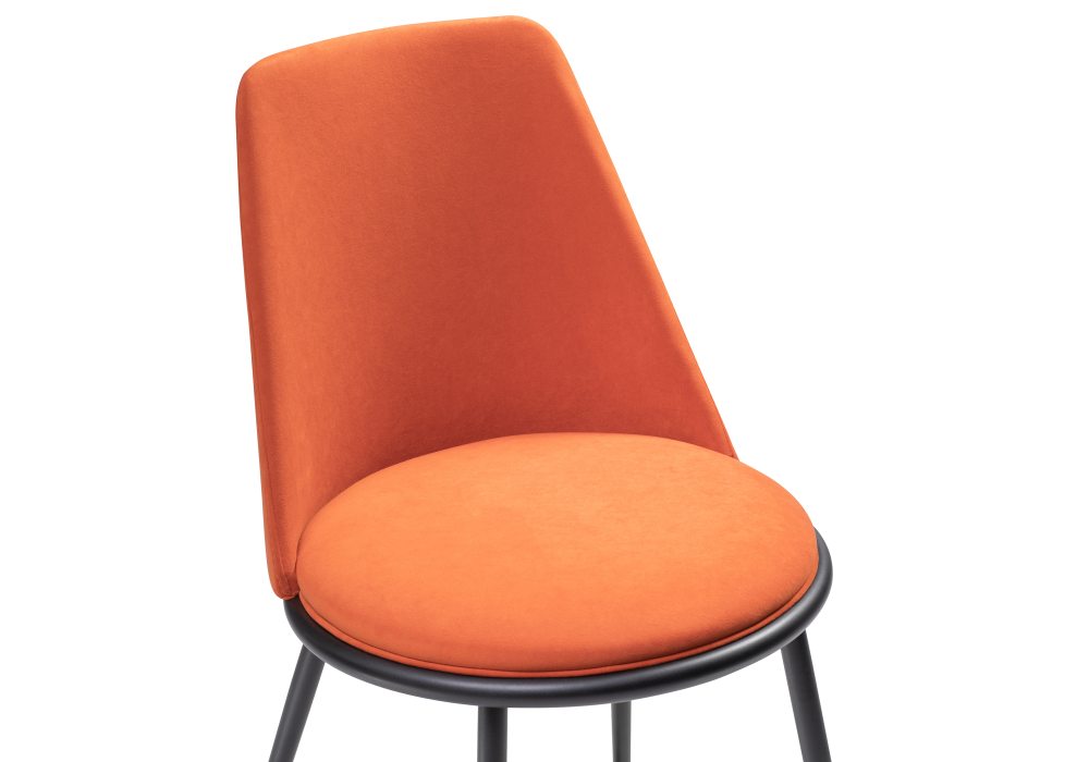 Стул Woodville Алдис катания флам / черный матовый 507435