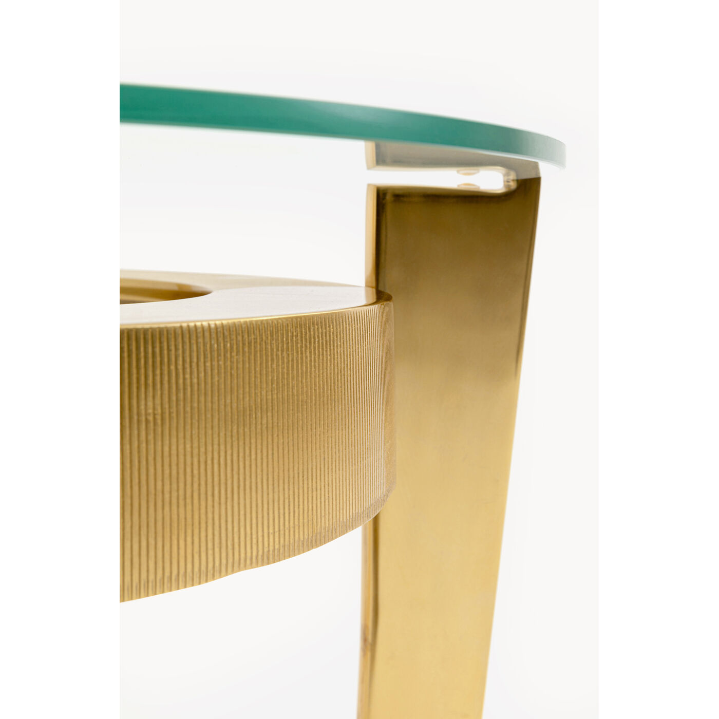 Стол приставной Nino Gold Ø45cm KARE 71289