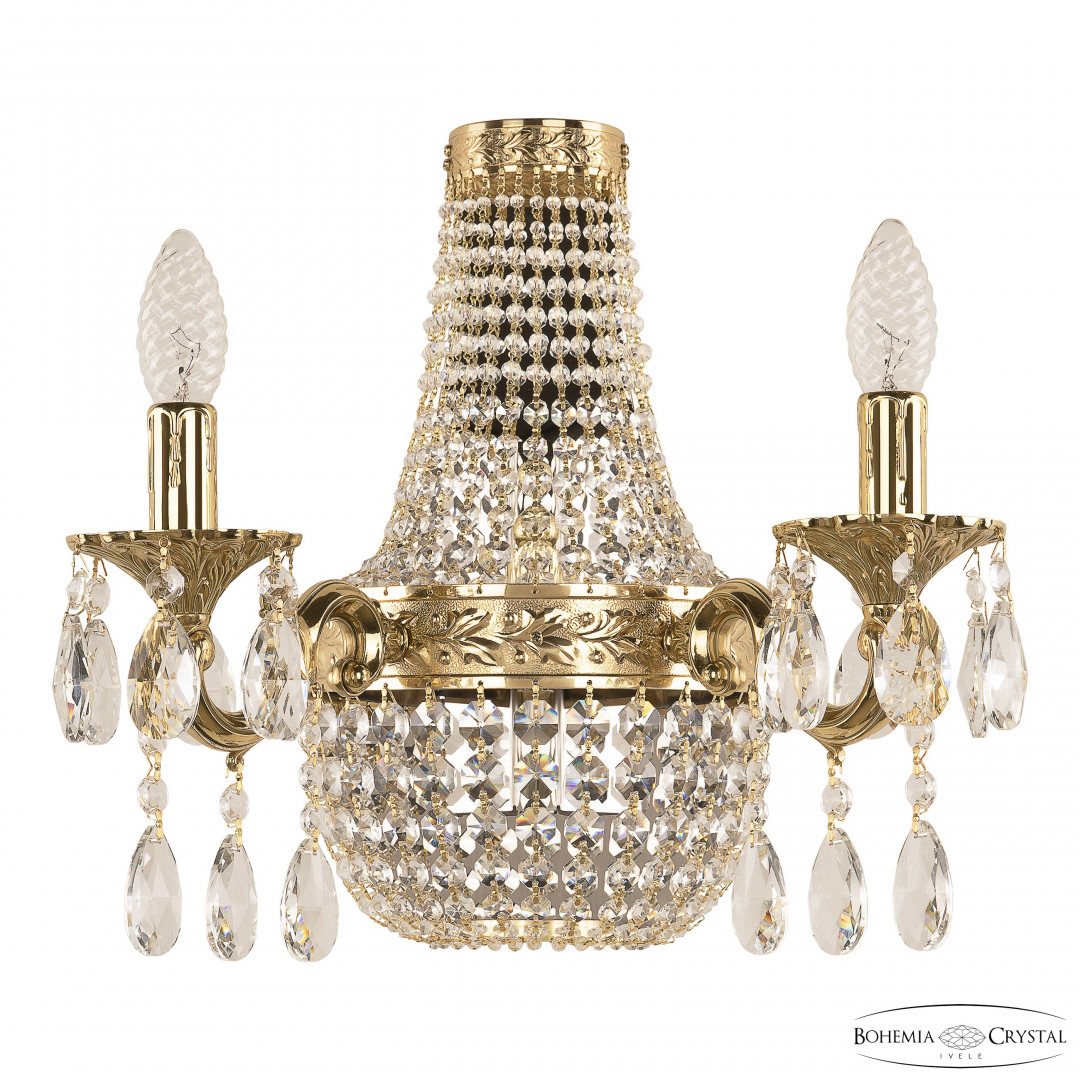 Бра хрустальные 2211H201B/2/35IV G Bohemia Ivele Crystal