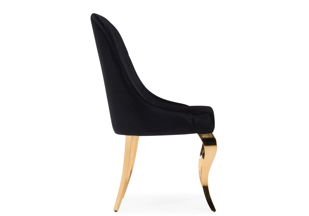 Стул Woodville Gustav black / gold 15384