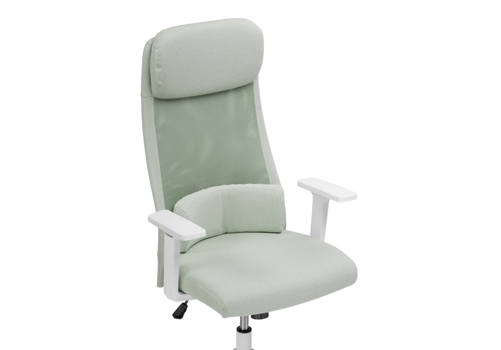 Компьютерное кресло Woodville Salta light green / white 15396