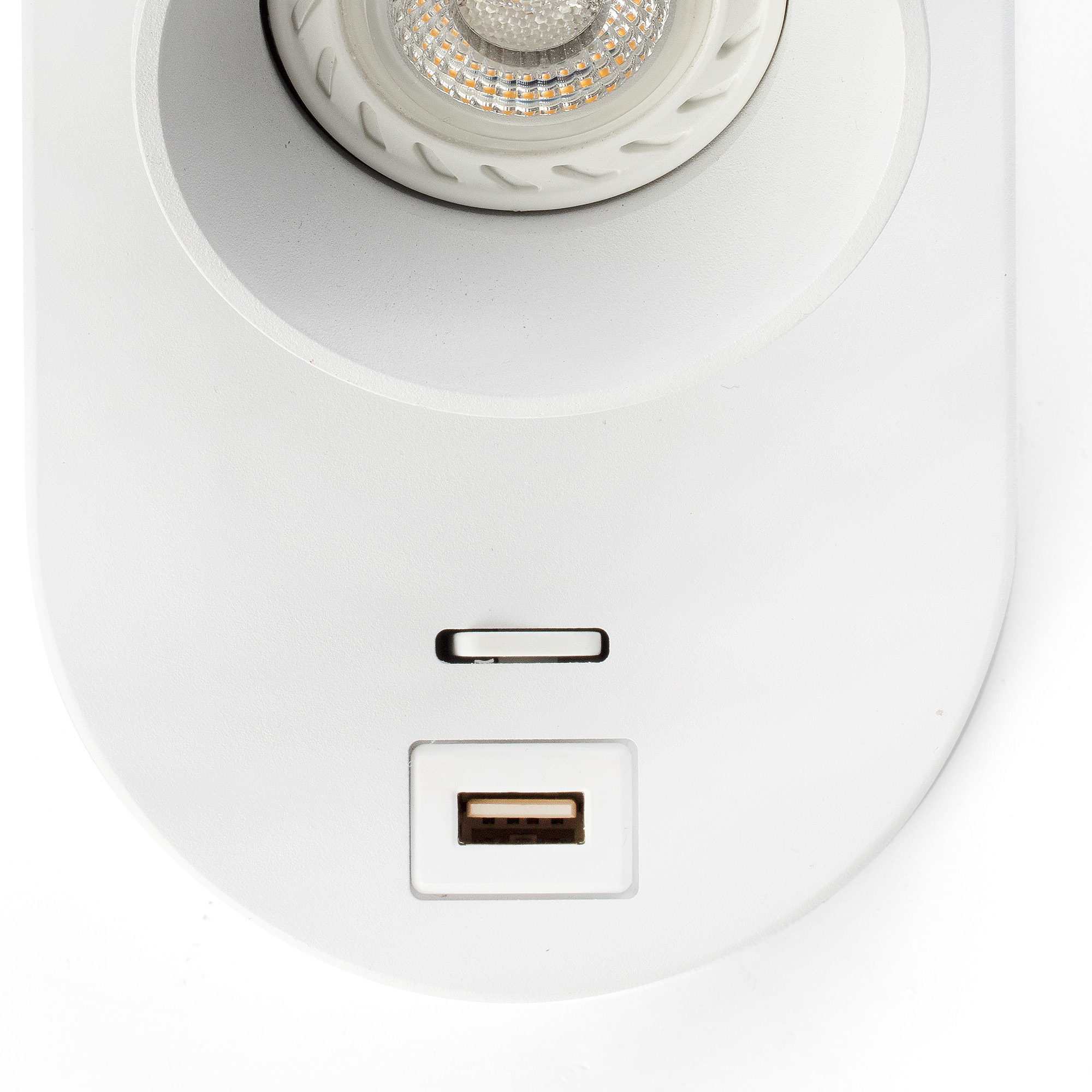 Бра Corb белое с USB Faro