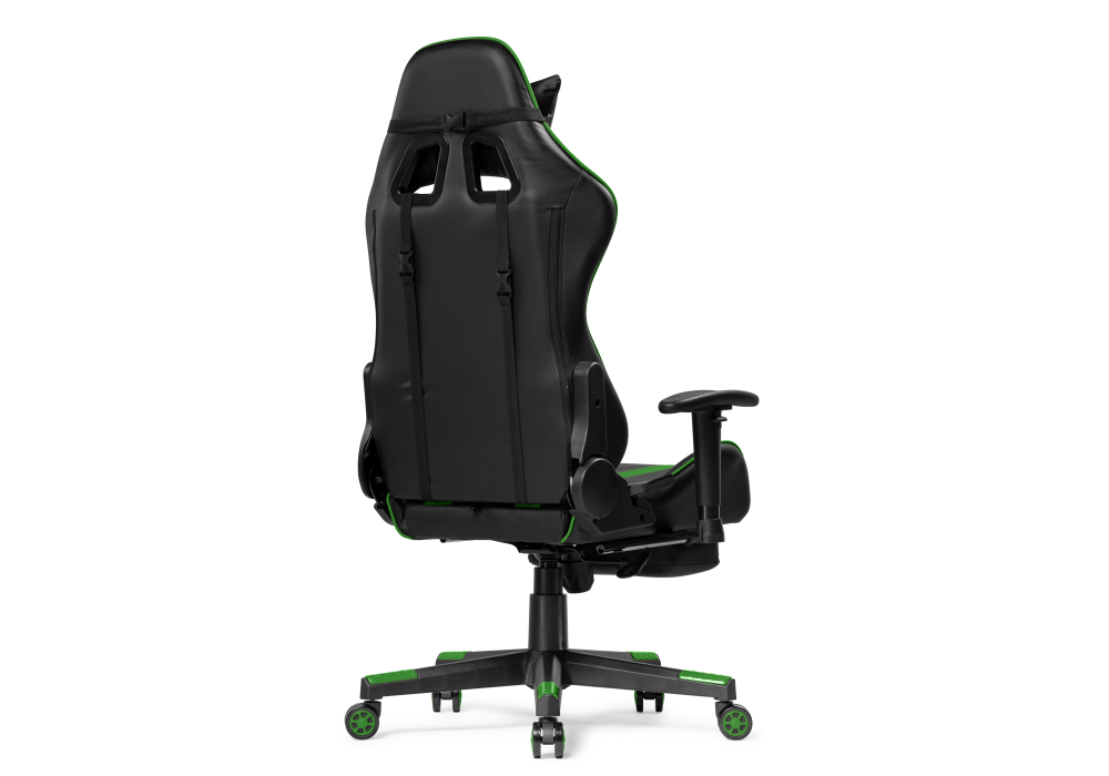 Стул Woodville Corvet black / green 15467
