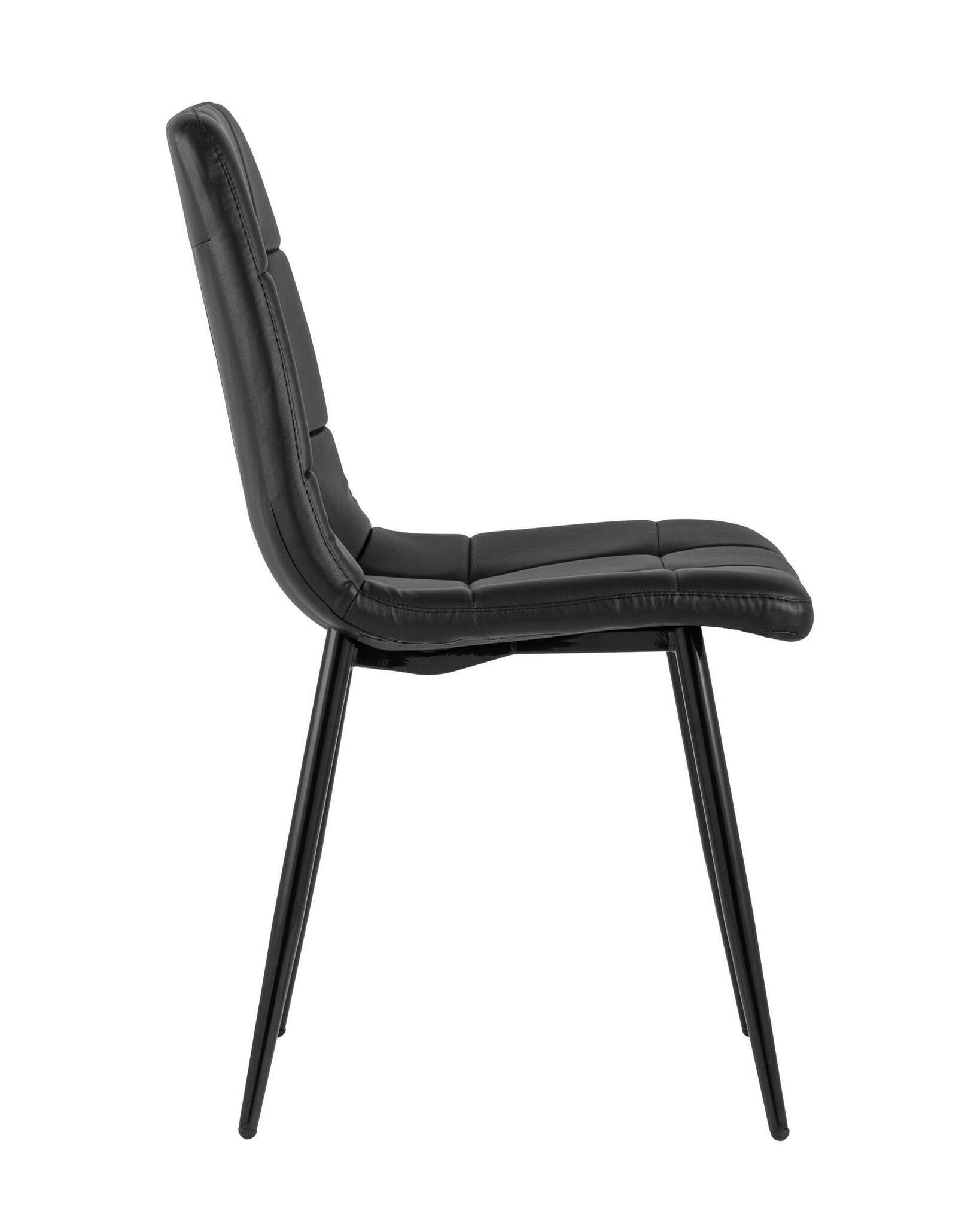 Стул Вольт экокожа черный Stool Group