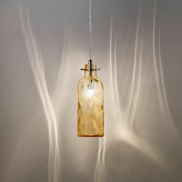 Подвесной светильник Selene Illuminazione Bossa Nova amber 2762-024