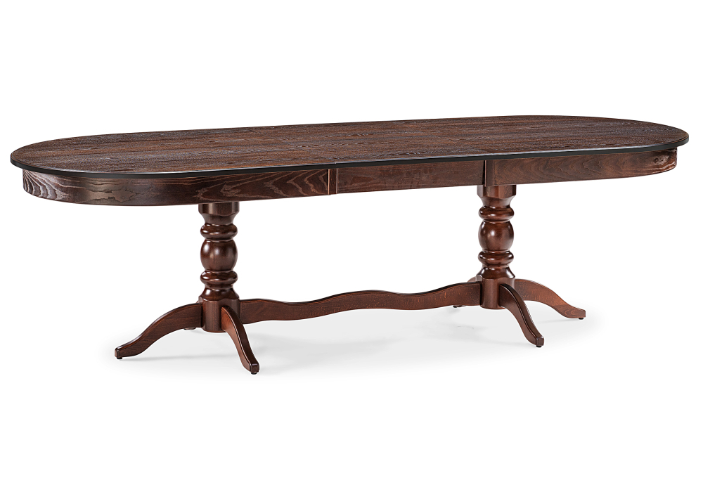 Стол деревянный Woodville Дейвер 200(260)х100 орех темный 483913