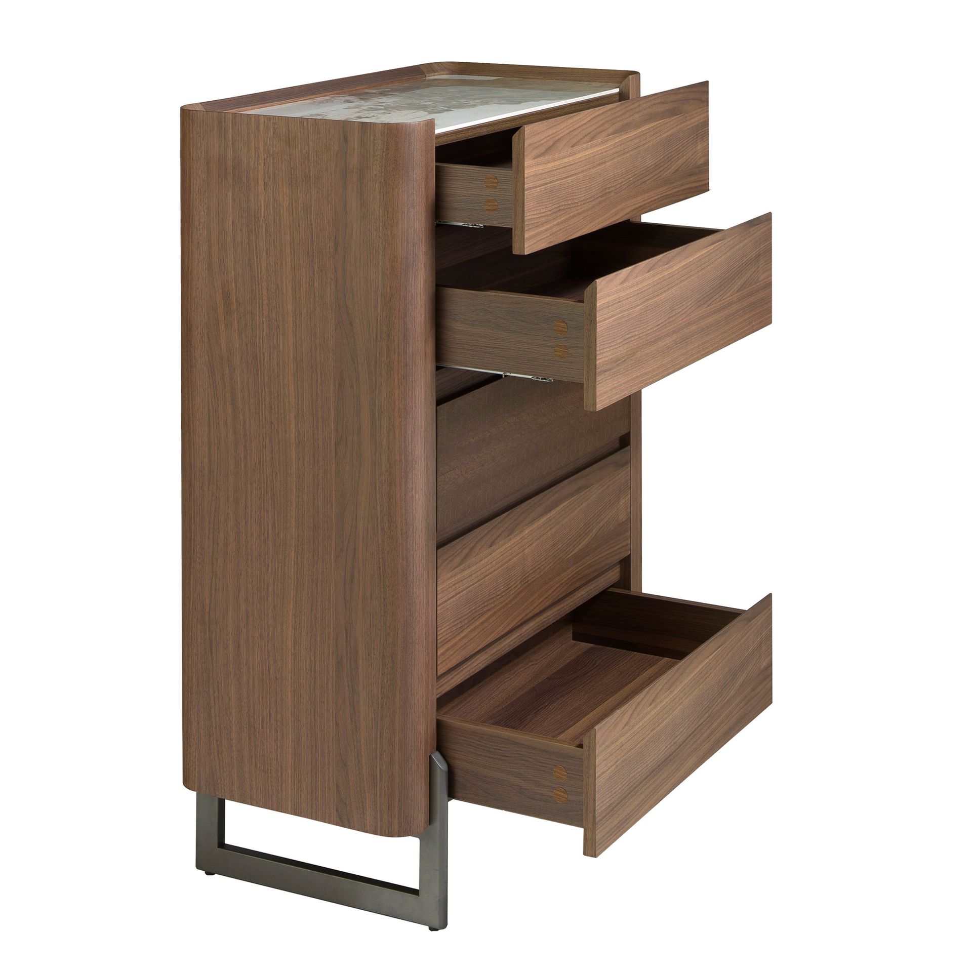 Шифоньер 7153/437-W из ореха и керамики Angel Cerda