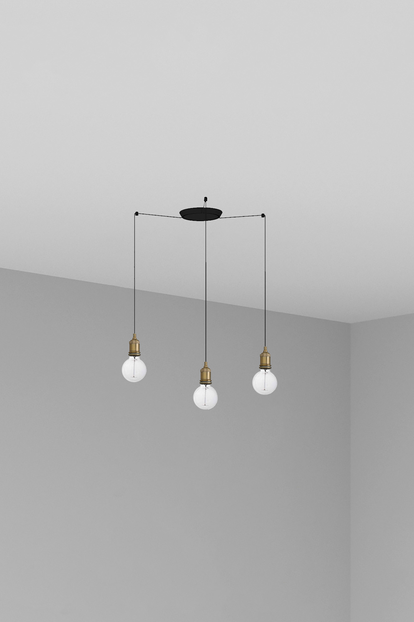 Люстра Art 3L состаренное золото Faro
