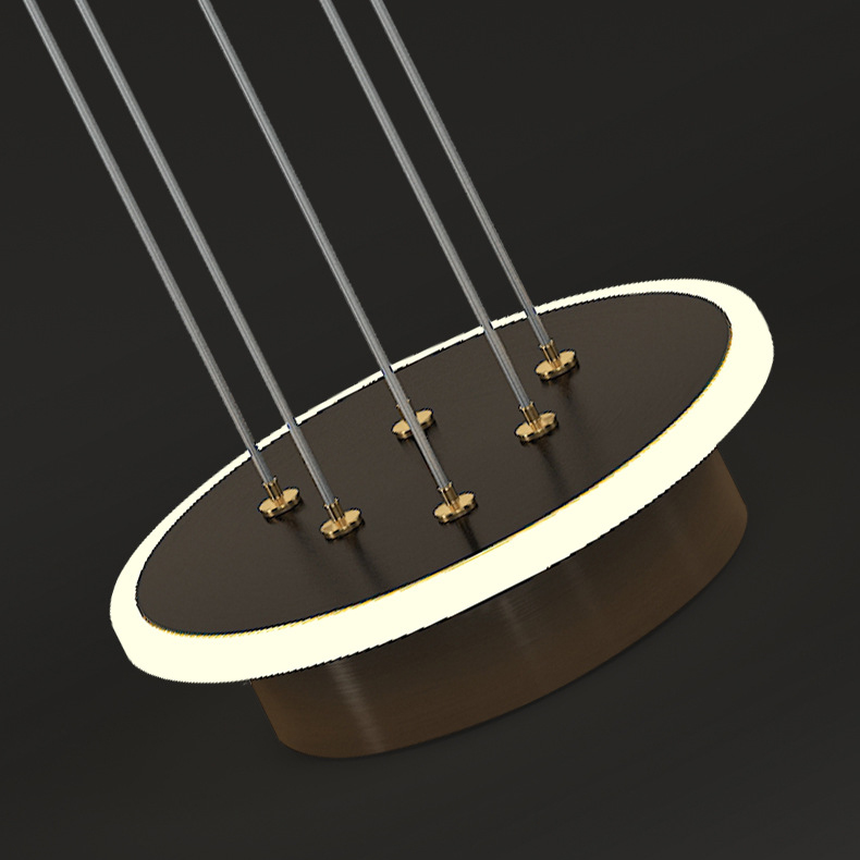 Подвесная люстра CAMILIA C L115 Black by ImperiumLoft