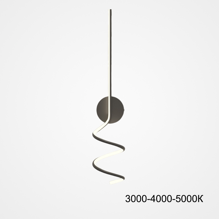 Настенный светильник DAMARIS WALL H90 Black Трехцветный свет by ImperiumLoft