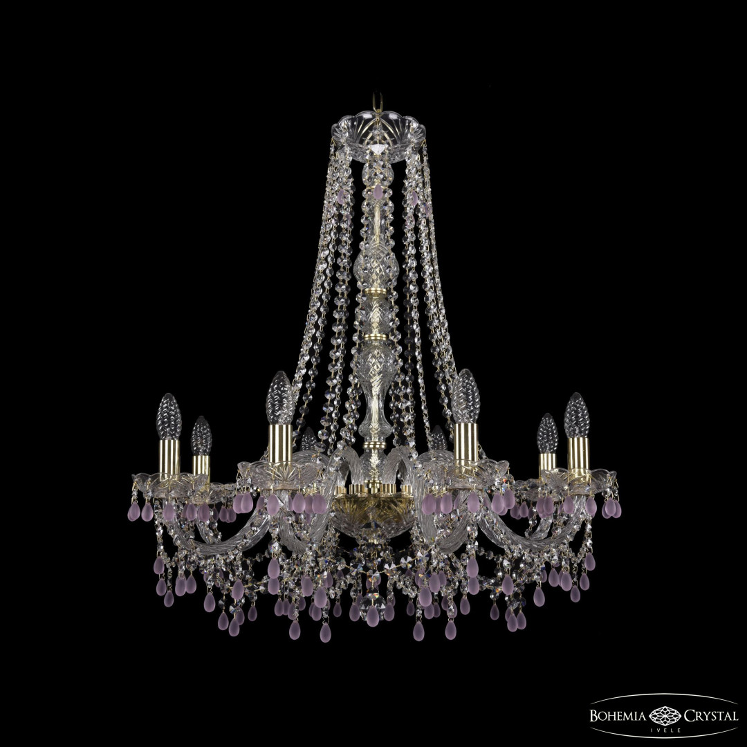 Люстра хрустальная 1410/8/240/h-74 G V7010 Bohemia Ivele Crystal